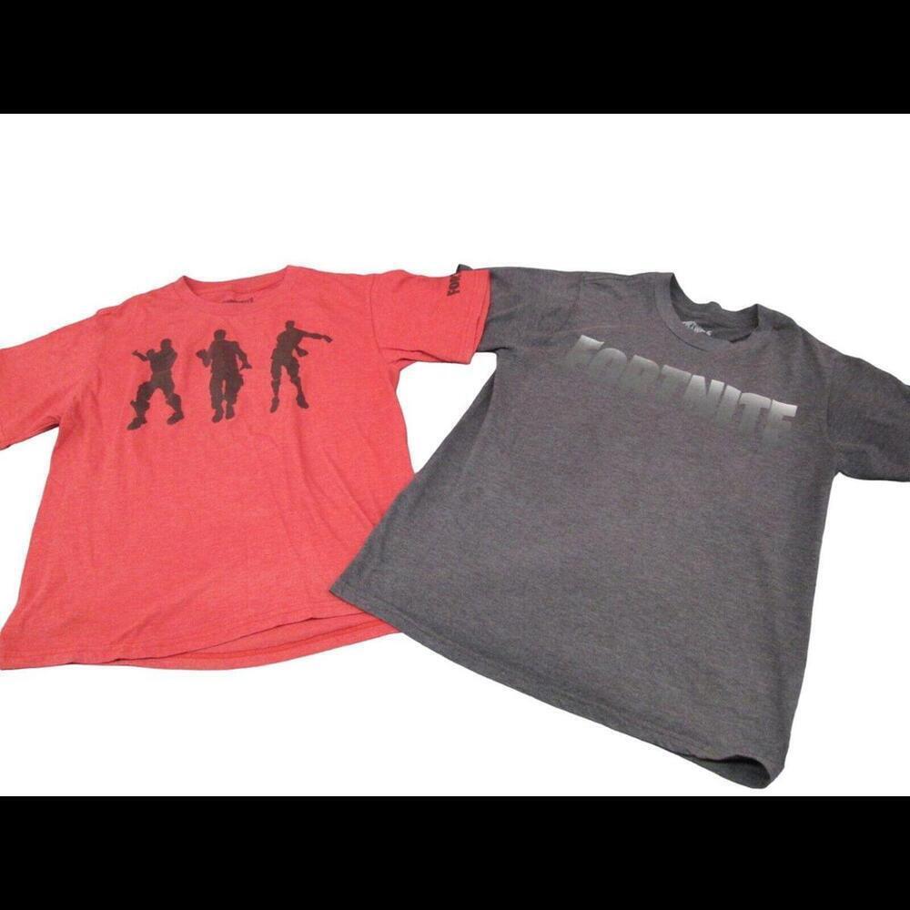 Fortnite Set Of 2 Boys T Shirts Gray & Red Size 14/16​​​